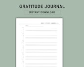 Weekly Gratitude Journal Printable: Simple Thankfulness Diary (PDF Download)