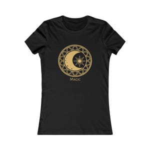 Witch Tee: Slim Fit Cotton Witchy Girl T-Shirt