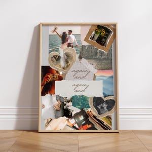 Regalo de aniversario personalizado, póster de collage personalizado, regalo de San Valentín, regalo de bodas, regalo para él/ella/marido/esposa, regalo para parejas