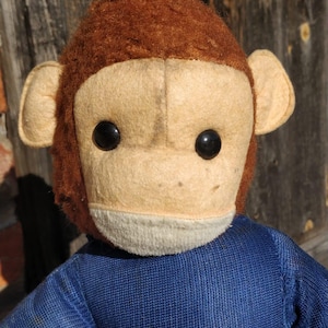 70s stuffed monkey - Etsy 日本