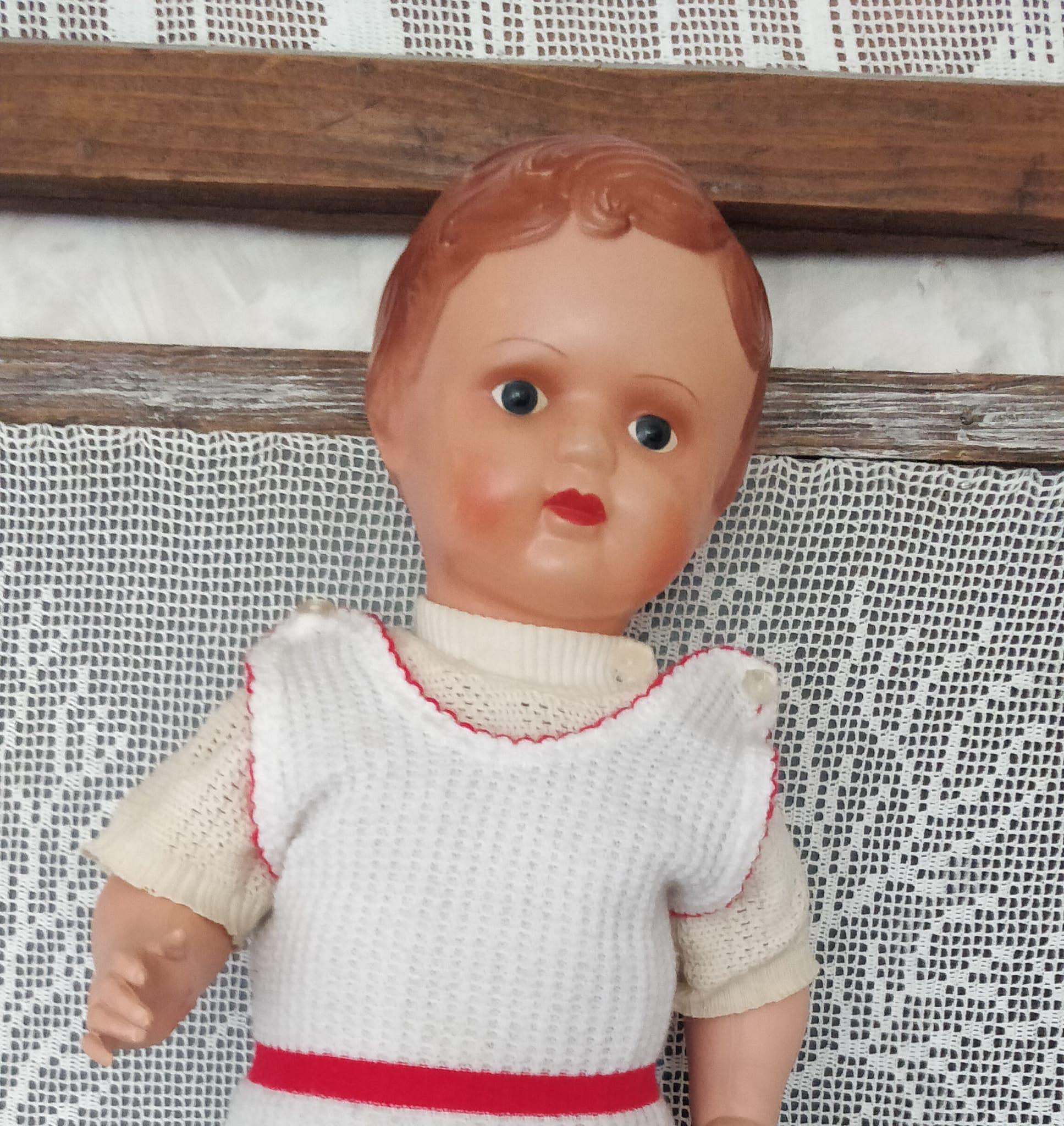 ドイツ HERTWIG ミニチュア ビスクドール ② 身長5.8cm オール ビスク