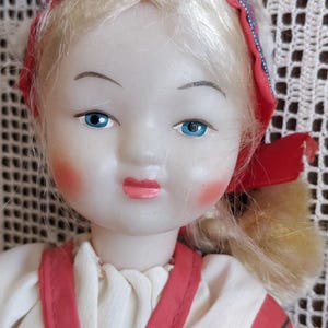 Souvenir URSS boneca vintage lembrança nacional brinquedo colecionável