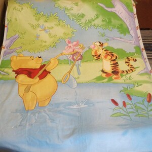 Funda nórdica ropa de cama vintage ropa de cama edredón infantil Winnie the Pooh dibujos animados Disney lino