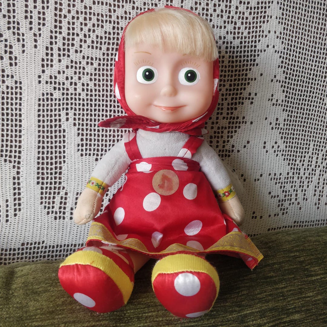 Doll Masha and the Bear Ragdoll Cartoon Character - Etsy