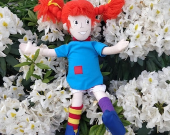 Pippi Longstocking vintage ragdoll