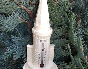 Termómetro de ambiente de baquelita del Kremlin de la URSS de época