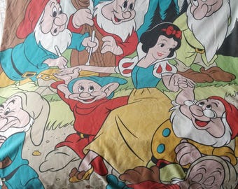 Vintage Duvet cover Snow White fabric
