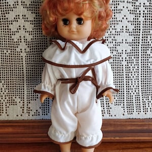 Doll GDR Germany vintage  USSR toy clown red hair