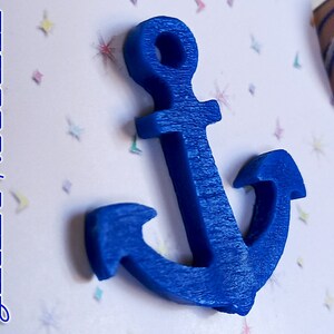 Anchor Pin Hello Sailor US Navy Boat Sailing Marine Captain Pinup Sailor Nautical Beach Maritime Glitter Paradise® image 9