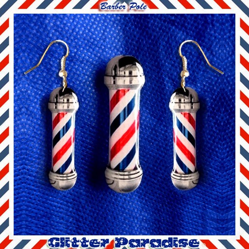 Barber's Pôle - Brooch - Barber Pôle Pin - Barber Accessories - Haircut ...