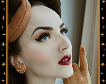 Lucite Whool - Earrings - Confetti Lucite - Glitter Earrings - Retro 1950's Earrings - Retro Lucite - Vintage Inspired - Glitter Paradise®