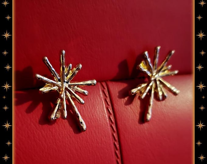 MidMod Burst - Earrings - Mid-Century Modern Earrings - Fifties Jewelry - Retro Burst 1950 - San Franciscan - 50s Style - Glitter Paradise®