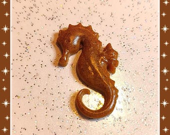 Sandy The Seahorse - Brooch - Seahorse Brooch - Mermaid Jewelry - Nautical Jewelry - Beach Jewelry - Seahorse Jewelry - Glitter Paradise®