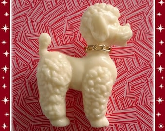 Curly Daisy - Brooch - Poodle Brooch - Poodle Jewelry - Dog Brooch - Vintage Dog Brooch - Pink Poodle - Poodle Goodies - Glitter Paradise®