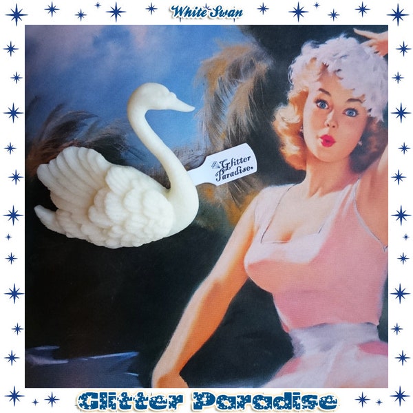 White SwanBroche - Cygne - Cygne Blanc - Bijoux Cygne - Accessoire Cygne - Bijoux Animal - Bijou Cygne - Broche Rétro - Glitter Paradise®