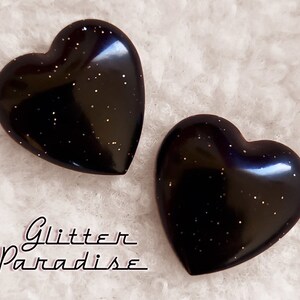 Confetti Lucite Heart - Earrings - Heart Earrings - Glitter Heart Earrings - Cute Heart Jewelry - Valentine's Earrings - Glitter Paradise® image 10