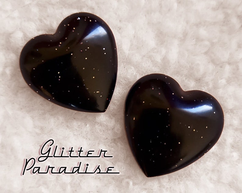 Confetti Lucite Heart - Earrings - Heart Earrings - Glitter Heart Earrings - Cute Heart Jewelry - Valentine's Earrings - Glitter Paradise® image 10