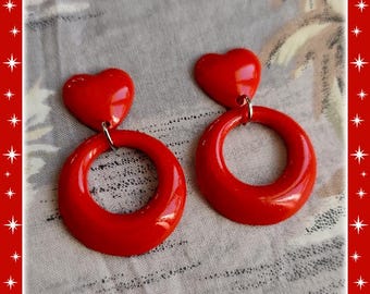 Baby Hoops & Dômes Plain - Earrings - Hoops Earrings - Retro Hoops - Pinup - 1950s - Fakelite - Marilyn Hoops - Pin-Up - Glitter Paradise®