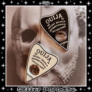 Ouija Planchette - Brosche - Ouija - Spiritualismus - Medium - Psychisch - Paranormal - Okkult - Calling Spirit - Geist - Glitter Paradise® Bild 7