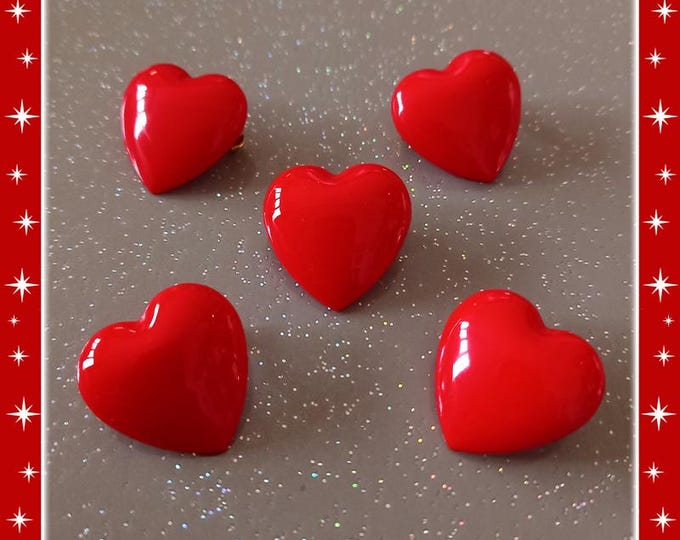 Sweetheart - Brooch – Retro Heart Brooch – Heart Brooch - Small Heart Brooch - Cute Heart Brooch - Tiny Heart Brooch – Glitter Paradise®