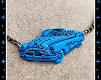 1951 Mercury – Necklace - 1950s Vintage Car Necklace – 50s Retro Car Necklace – Retro Car Jewelry – Mercury 51 Necklace – Glitter Paradise®
