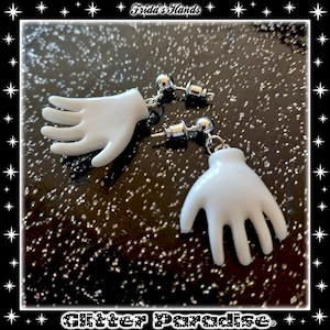 Frida&#39;s Hands - Boucles d&#39;Oreilles - Boucles d&#39;Oreilles en Forme de Mains - Main - Frida Khalo Boucles d&#39;Oreilles Mains - Glitter Paradise®