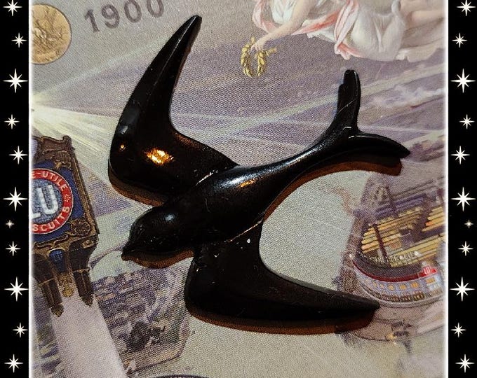 Sailor’s Swift - Brooch - Swallow Brooch - Bird Brooch - Swift Brooch - 1950s Retro Jewelry - Bird Pin - Bird Jewelry - Glitter Paradise®