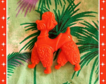 Retro Poodle - Brooch - Poodle Brooch - Poodle Jewelry - Dog Brooch - Vintage Dog Brooch - Pink Poodle - Poodle Goodies - Glitter Paradise®