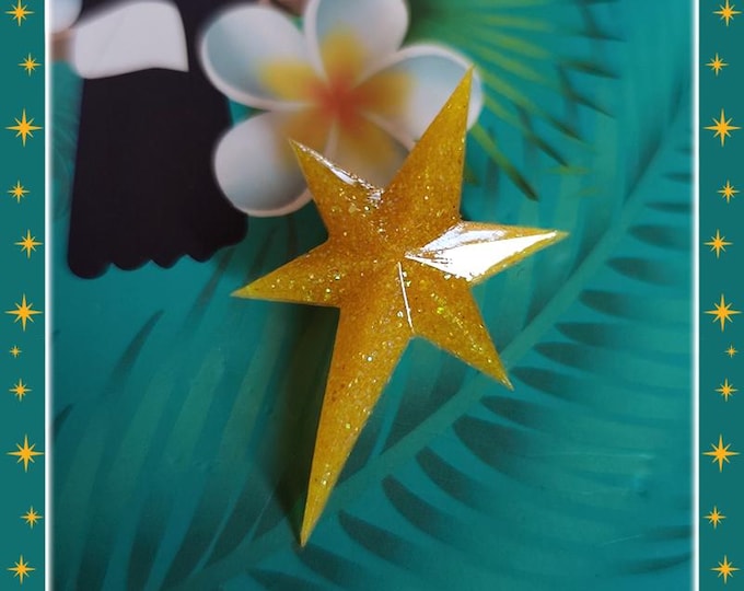 South Starlite - Brooch - Retro Star - Motel Star - 1950's Star -Mid-Century Modern Star - Nothern Star Brooch - Pin-Up - Glitter Paradise®