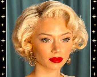 Double Marilyn Hoops - Earrings - Retro Hoops Earrings - Hoops Earrings - Marilyn Hoops - Pinup Hoops - Vintage Hoops - Glitter Paradise®