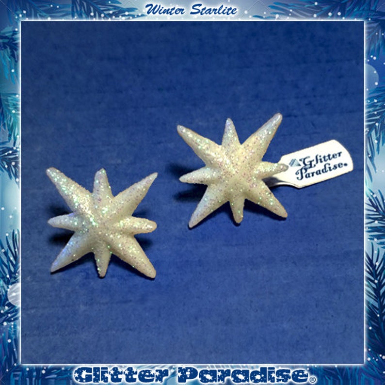 Winter Starlite Boucles d'Oreilles Starlite Boucles d'Oreilles Starburst Winter Starlite Winter Starlite Mid-Century Modern Glitter Paradise® Bild 2