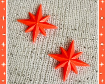 Starlite - Earrings - Retro Star - Etoiles - Motel Star - Atomic 1950s - Starlite Earrings - Mid-Century Modern Jewelry - Glitter Paradise®