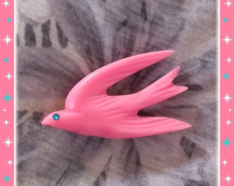 Retro Sparrow - Broche - Sparrow Broche - Sparrow Sieraden - Vogel Broche - Retro Vintage Vogel Broche - Old School Swallow - Glitter Paradise®