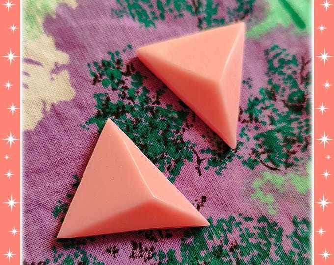 Mid-Century Pyramid - Earrings - Vintage Inspired - Triangle Earrings - Mid-Century Modern - 50s Retro Pyramid Earrings - Glitter Paradise®