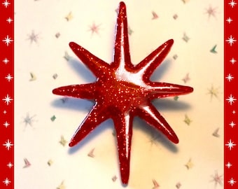 Motel Starlite - Brooch - Starlite Brooch - Starburst Brooch - Retro Star - Motel Star - 50's - Mid-Century Modern - Glitter Paradise®