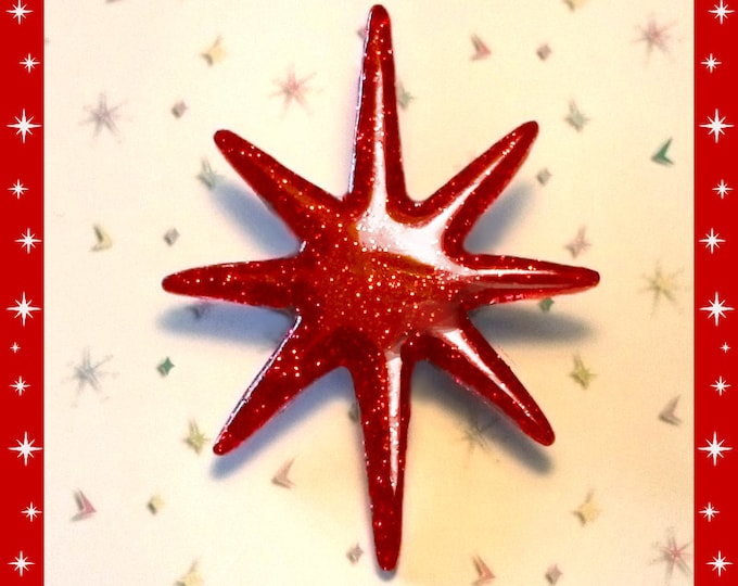 Motel Starlite - Brooch - Starlite Brooch - Starburst Brooch - Retro Star - Motel Star - 50's - Mid-Century Modern - Glitter Paradise®