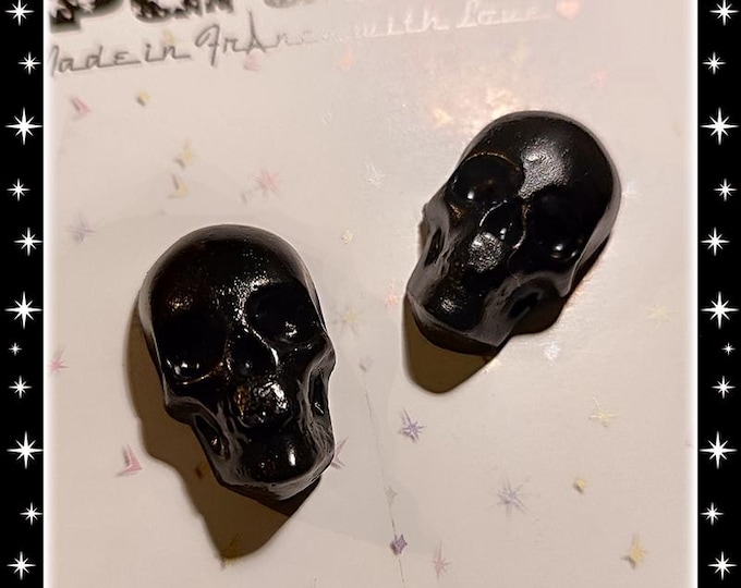 Skull - Earrings - Skull Earrings - Ghoul Jewelry - Punk Earrings - Gothic Earrings - Skull Jewelry - Skull Accessories - Glitter Paradise®