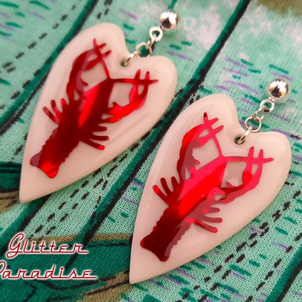 Lobster Earrings Etsy