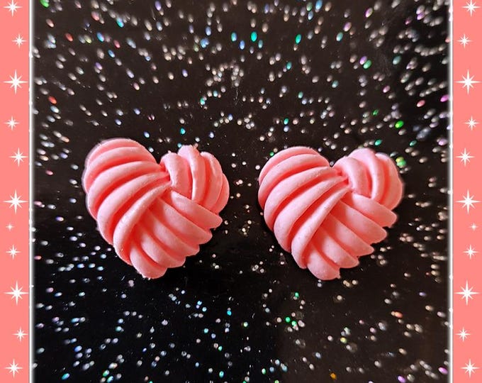 Whool Heart - Earrings - Heart Earrings - Love Earrings - Valentine's Earrings - Valentine's Gift Heart Jewelry - Glitter Paradise®