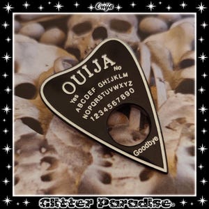 Ouija Planchette - Brosche - Ouija - Spiritualismus - Medium - Psychisch - Paranormal - Okkult - Calling Spirit - Geist - Glitter Paradise® Bild 2