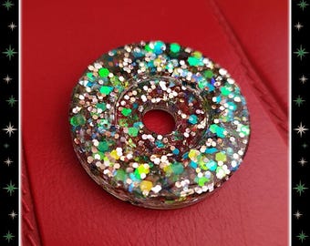 Tropical Fiz Spin - Vinyl Adapter - 45 RPM Record Adapter - Vinyl Stabilizer - Vinyl Puck Holder - DJ Vinyl Adapter - Glitter Paradise®