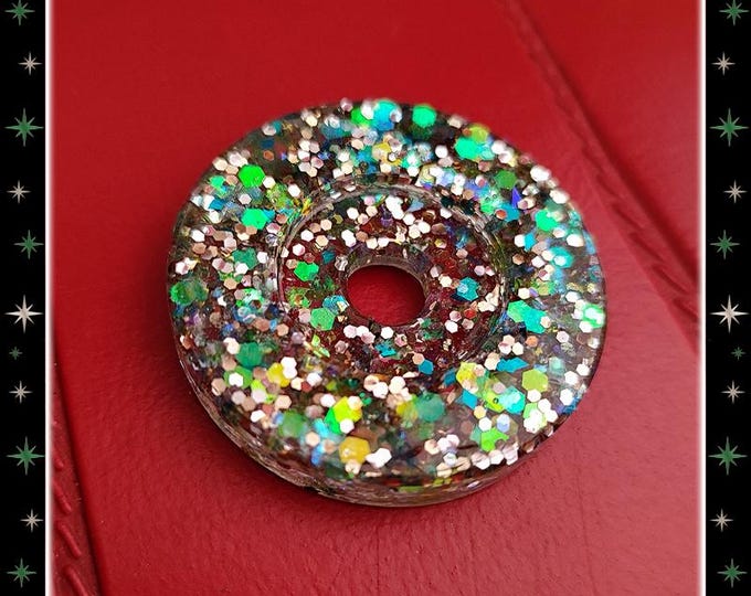 Tropical Fiz Spin - Vinyl Adapter - 45 RPM Record Adapter - Vinyl Stabilizer - Vinyl Puck Holder - DJ Vinyl Adapter - Glitter Paradise®