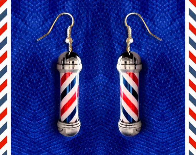 Barber's Pôles - Pin - Barbie - Coiffeur - Pôle de Barbier - Greaser - Rockab - Coupe de cheveux - Barbier rétro - Barbu - Glitter Paradise®