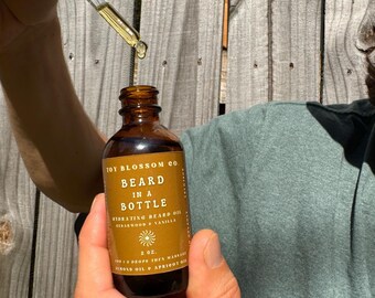 Aceite hidratante para barba - Romero y cedro