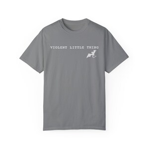 Fourth Wing Shirt, Xaden Riorson, violent little thing, Iron Flame Merch, Rebecca Yarros Apparel, Comfort Colors, Fourth Wing Merch, Romantasy Gift, Basgiath War College Shirt, Bookish Tee, Fantasy Lover Gift, Shadow Xaddy Shirt, Romantasy Clothing