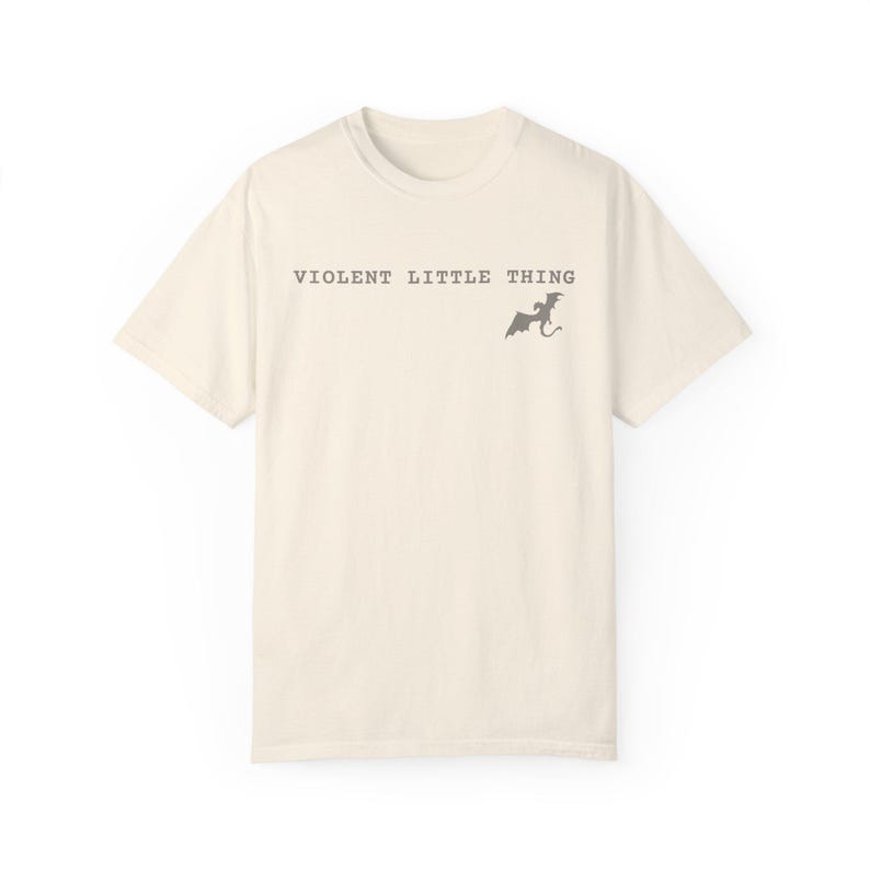 Fourth Wing Shirt, Xaden Riorson, violent little thing, Iron Flame Merch, Rebecca Yarros Apparel, Comfort Colors, Fourth Wing Merch, Romantasy Gift, Basgiath War College Shirt, Bookish Tee, Fantasy Lover Gift, Shadow Xaddy Shirt, Romantasy Clothing