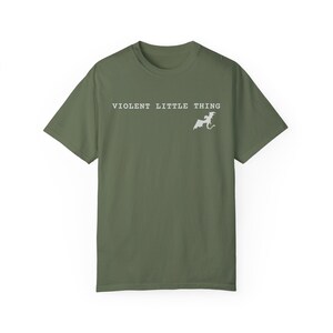 Fourth Wing Shirt, Xaden Riorson, violent little thing, Iron Flame Merch, Rebecca Yarros Apparel, Comfort Colors, Fourth Wing Merch, Romantasy Gift, Basgiath War College Shirt, Bookish Tee, Fantasy Lover Gift, Shadow Xaddy Shirt, Romantasy Clothing