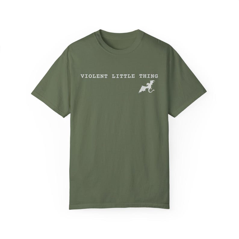 Fourth Wing Shirt, Xaden Riorson, violent little thing, Iron Flame Merch, Rebecca Yarros Apparel, Comfort Colors, Fourth Wing Merch, Romantasy Gift, Basgiath War College Shirt, Bookish Tee, Fantasy Lover Gift, Shadow Xaddy Shirt, Romantasy Clothing