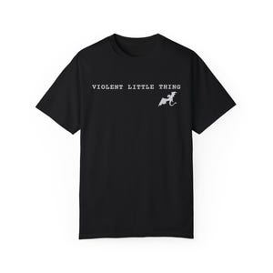 Fourth Wing Shirt, Xaden Riorson, violent little thing, Iron Flame Merch, Rebecca Yarros Apparel, Comfort Colors, Fourth Wing Merch, Romantasy Gift, Basgiath War College Shirt, Bookish Tee, Fantasy Lover Gift, Shadow Xaddy Shirt, Romantasy Clothing