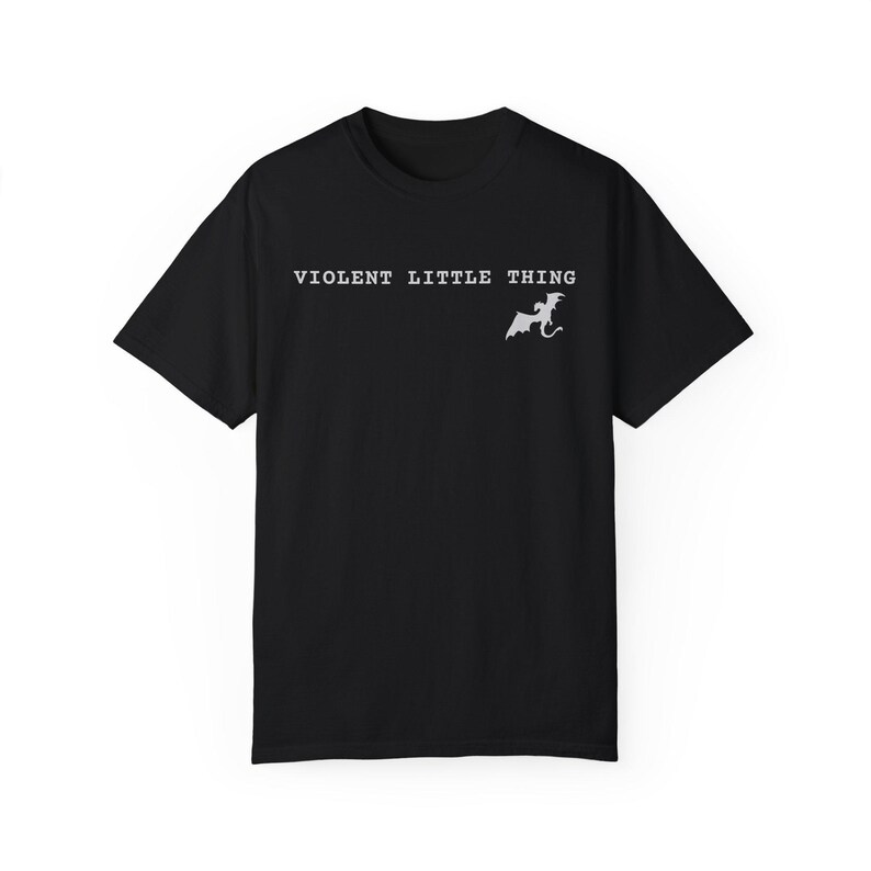 Fourth Wing Shirt, Xaden Riorson, violent little thing, Iron Flame Merch, Rebecca Yarros Apparel, Comfort Colors, Fourth Wing Merch, Romantasy Gift, Basgiath War College Shirt, Bookish Tee, Fantasy Lover Gift, Shadow Xaddy Shirt, Romantasy Clothing